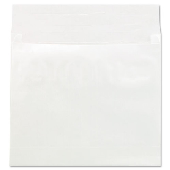 Deluxe Tyvek Expansion Envelopes, Open-Side, 4" Capacity, #15 1/2, Square Flap, Self-Adhesive Closure, 12 x 16, White, 50/CT