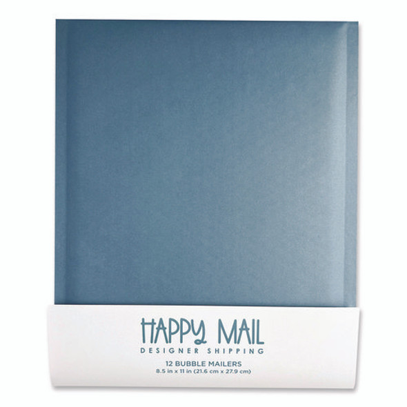 Self-Sealing Bubble Mailer, 8.5 x 11, Blue, 12/Pack