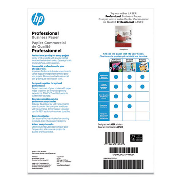 Professional Business Paper, 52 lb Bond Weight, 8.5 x 11, Matte White, 150/Pack