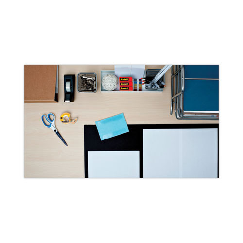 Double-Sided Tape, 3" Core, 0.5" x 36 yds, Clear, 2/Pack