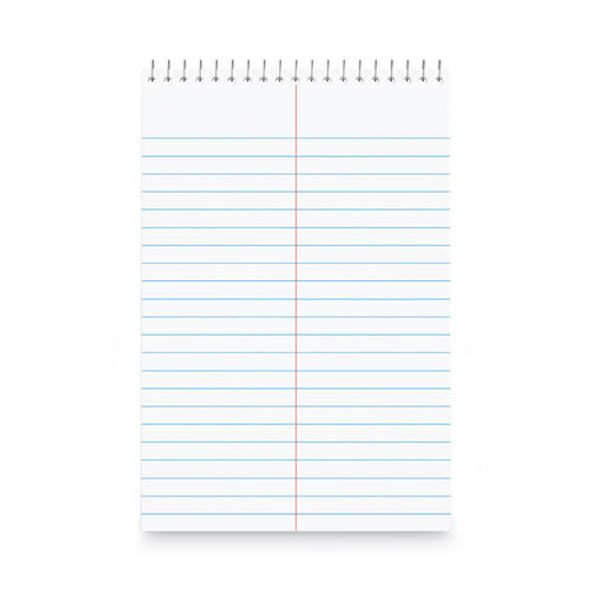 Steno Pads, Gregg Rule, Red Cover, 80 White 6 x 9 Sheets, 6/Pack