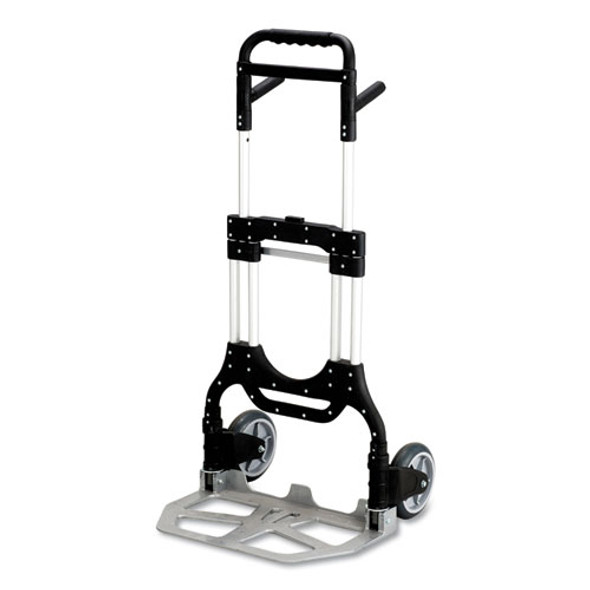 Stow-Away Heavy-Duty Hand Truck, 500 lb Capacity, 23 x 24 x 50, Aluminum