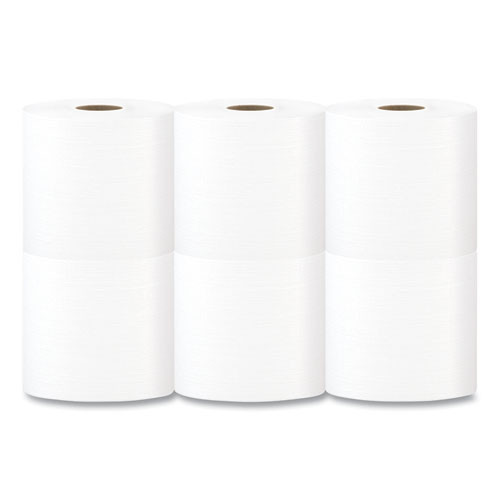 Tuff-Job Spunlace Towels, Centerpull Roll, 8 x 13, White, 369 Sheets/Roll, 6/Carton