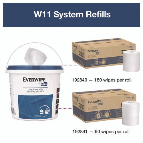 Chem-Ready Buckets, 8.5 x 7 x 7, White, 5/Carton