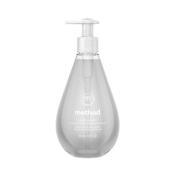 Gel Hand Wash, Sweet Water Scent, 12 oz