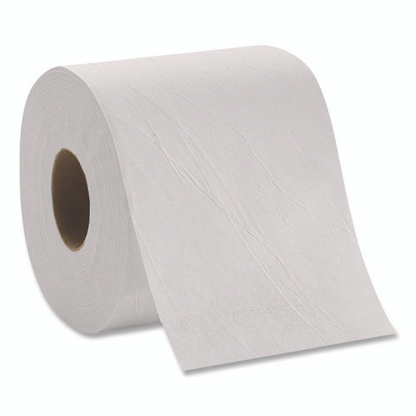 Pacific Blue Basic Bathroom Tissue, Septic Safe, 1-Ply, White, 1,210 Sheets/Roll, 80 Rolls/Carton
