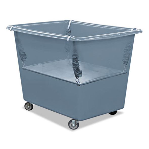 Poly Spring Lift, 21 x 31.5, 12 Bushel, Vinyl/Steel, Gray