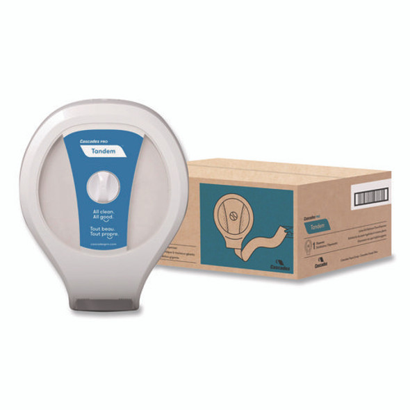 Tandem Single JRT Dispenser, 11.6 x 5.9 x 14.6, White Tandem Single JRT Dispenser, 11.6 x 5.9 x 14.6, White