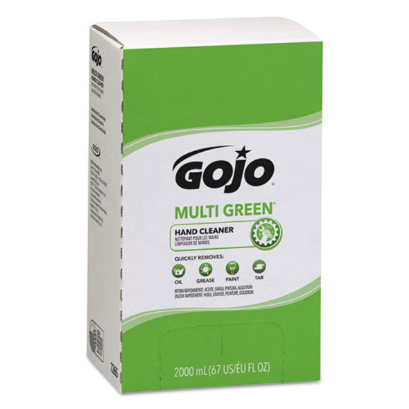 MULTI GREEN Hand Cleaner, Refill for PRO TDX Push Style Dispenser, Citrus Solvent with Natural Pumice, 2,000 mL, 4/Carton MULTI GREEN Hand Cleaner, Refill for PRO TDX Push Style Dispenser, Citrus Solvent with Natural Pumice, 2,000 mL, 4/Carton