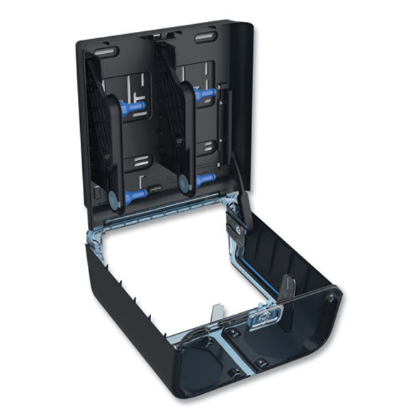 Tandem No Touch High Capacity Bath Tissue Dispenser, 12.6 x 6.6 x 12, Gray Tandem No Touch High Capacity Bath Tissue Dispenser, 12.6 x 6.6 x 12, Gray