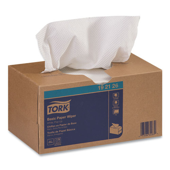 Basic Paper Wiper, 1-Ply, 9 x 10.5, White, 250/Box, 24 Boxes/Carton