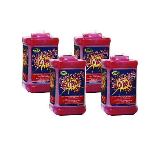 Cherry Bomb Hand Cleaner Refill, Cherry Scent, 1 gal, 4/Carton