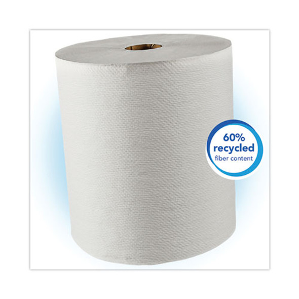 Hard Roll Paper Towels with Premium Absorbency Pockets, 1-Ply, 8" x 425 ft, 1.5" Core, White, 12 Rolls/Carton Hard Roll Paper Towels with Premium Absorbency Pockets, 1-Ply, 8" x 425 ft, 1.5" Core, White, 12 Rolls/Carton