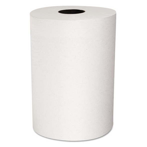 Slimroll Towels, Absorbency Pockets, 8" x 580 ft, White, 6 Rolls/Carton