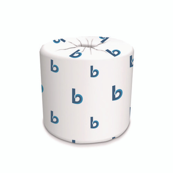 2-Ply Toilet Tissue, Septic Safe, White, 125 ft Roll Length, 500 Sheets/Roll, 96 Rolls/Carton