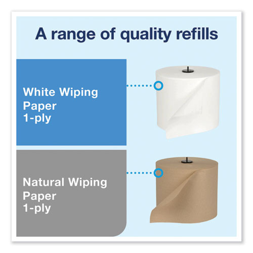 Washstation Dispenser, 12.56 x 10.57 x 18.09, Red/Smoke