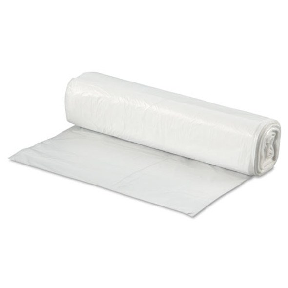High-Density Can Liners, 33 gal, 9 mic, 33" x 39", Natural, Perforated Roll, 25 Bags/Roll, 20 Rolls/Carton
