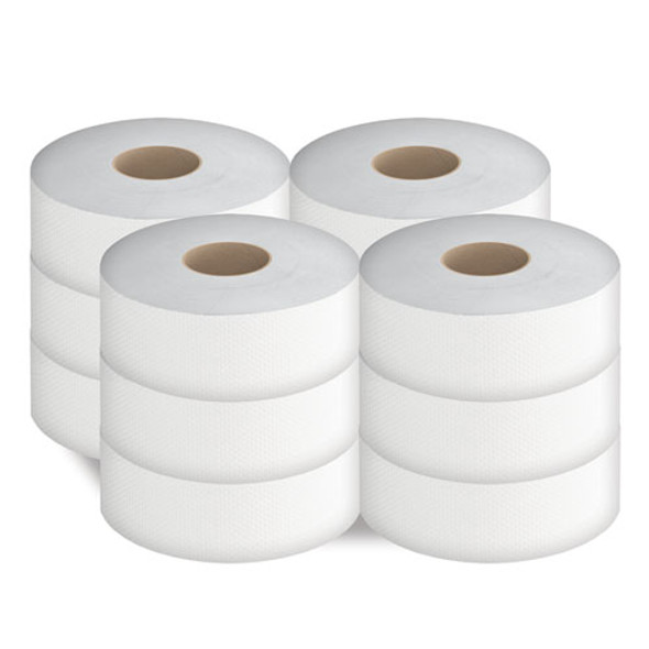 Select Jumbo Bath Tissue, Septic Safe, 2-Ply, White, 3.3" x 750 ft, 12/Carton Select Jumbo Bath Tissue, Septic Safe, 2-Ply, White, 3.3" x 750 ft, 12/Carton