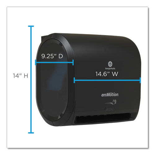 enMotion Impulse 10 Automated Towel Dispenser, 9.25 x 14.6 x 14, Black