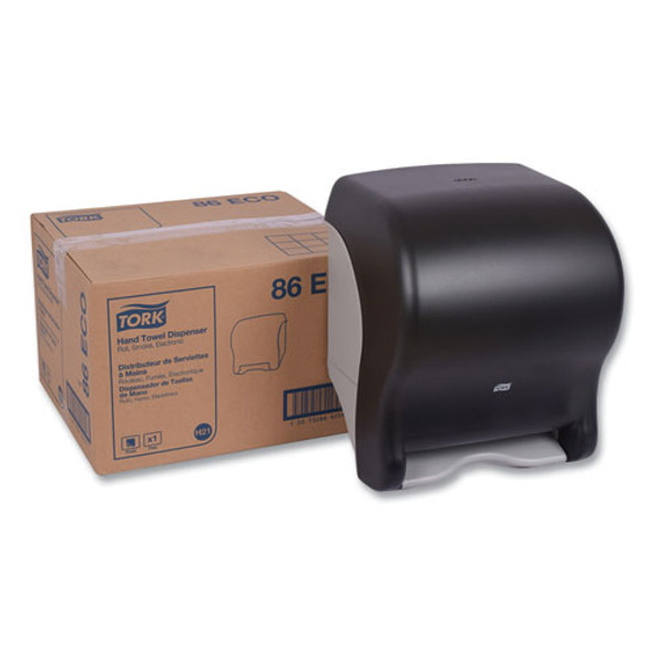 Hand Towel Dispenser, Electronic, 11.78 x 9.12 x 14.39, Translucent Smoke