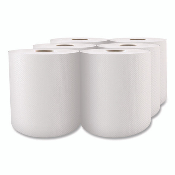 Select Roll Paper Towels, 1-Ply, 7.9" x 800 ft, White, 6 Rolls/Carton Select Roll Paper Towels, 1-Ply, 7.9" x 800 ft, White, 6 Rolls/Carton