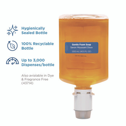 Pacific Blue Ultra Foam Soap Manual Dispenser Refill, Pacific Citrus Scent, 1,200 mL, 4/Carton