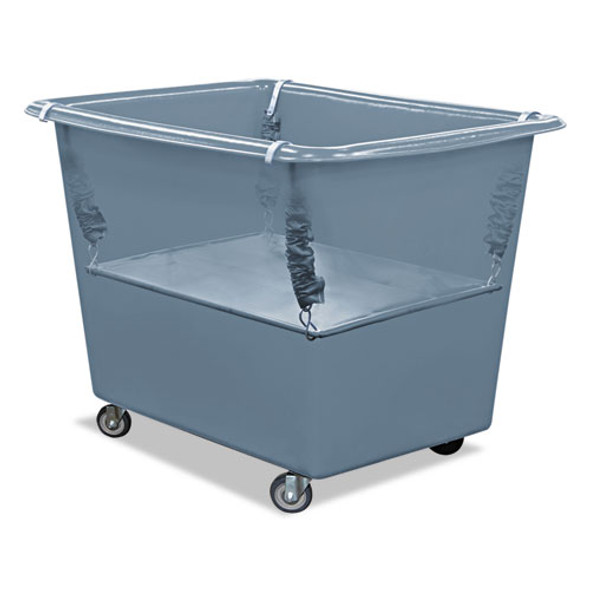 Poly Spring Lift, 23 x 35.52, 16 Bushel, Vinyl/Steel, Gray