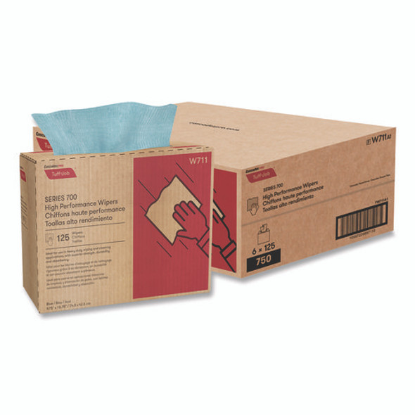 Tuff-Job S700 High Performance Wipers, Blue, 9.75 x 16.75, 125/Box, 6 Boxes/Carton Tuff-Job S700 High Performance Wipers, Blue, 9.75 x 16.75, 125/Box, 6 Boxes/Carton