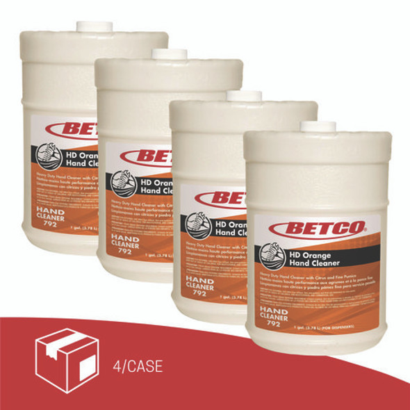 HD Orange Hand Cleaner, Orange, 1 gal Bottle, 4/Carton HD Orange Hand Cleaner, Orange, 1 gal Bottle, 4/Carton