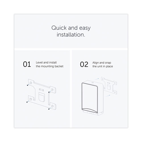 ICON Automatic Soap and Sanitizer Dispenser, 1.2 L, 8.06 x 14.18 x 4.75, Silver Mosaic