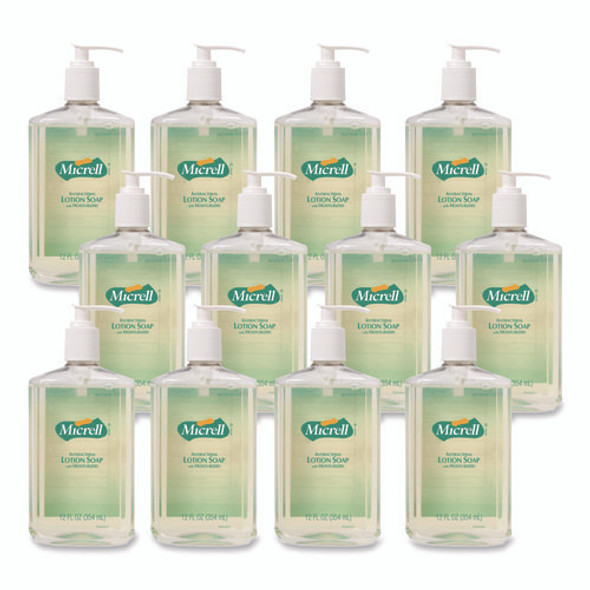 Antibacterial Lotion Soap, Light Scent, 12 oz