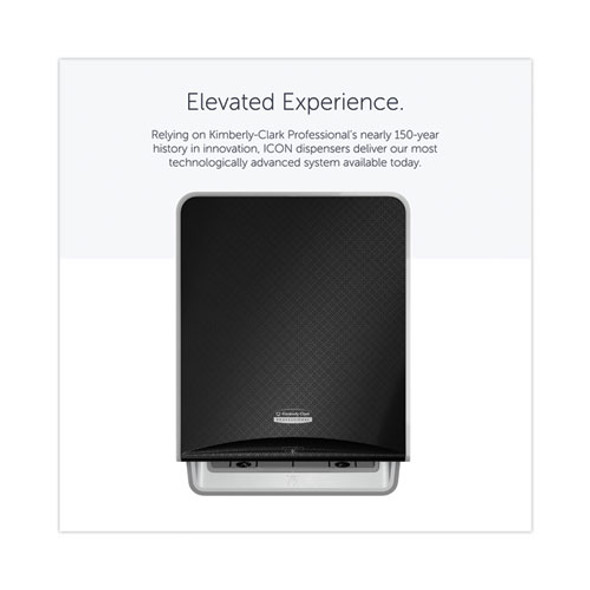 ICON Automatic Roll Towel Dispenser, 20.12 x 16.37 x 13.5, Black Mosaic