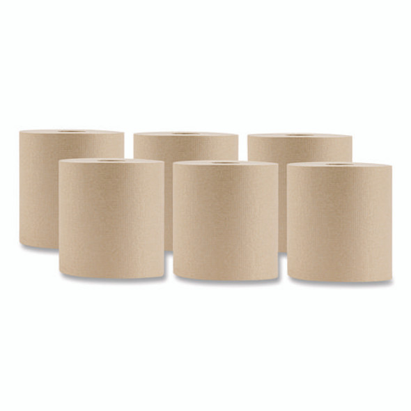 Hardwound Towel, 1-Ply, Brown, 800 ft, 6 Rolls/Carton Hardwound Towel, 1-Ply, Brown, 800 ft, 6 Rolls/Carton