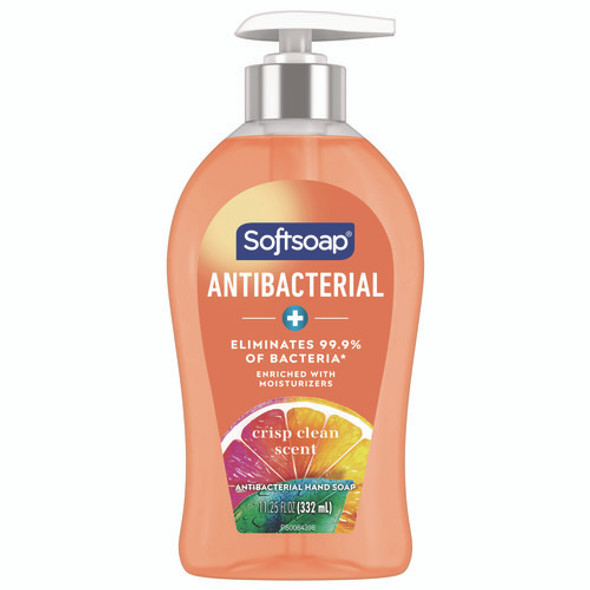 Antibacterial Hand Soap, Crisp Clean Scent, 11.25 oz, 6/Carton