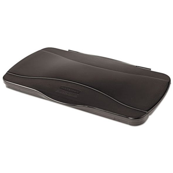 Hinged Lid for Vented Slim Jim, 20.38w x 11.38d x 2.75h, Black