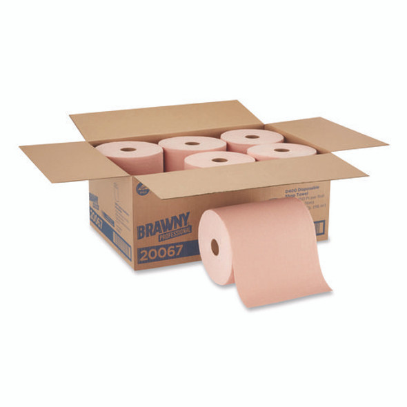 goRag Premium All-Purpose DRC Roll Wipers, 10" x 250 ft, Orange, 6/Carton goRag Premium All-Purpose DRC Roll Wipers, 10" x 250 ft, Orange, 6/Carton