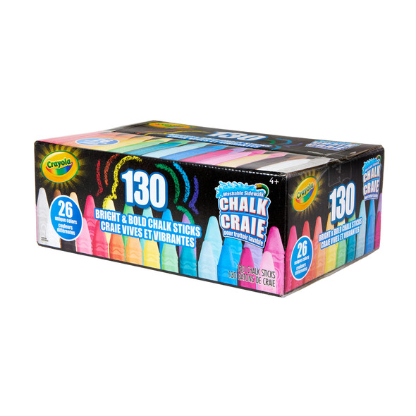 Bright & Bold Chalk Sticks, Pack of 130