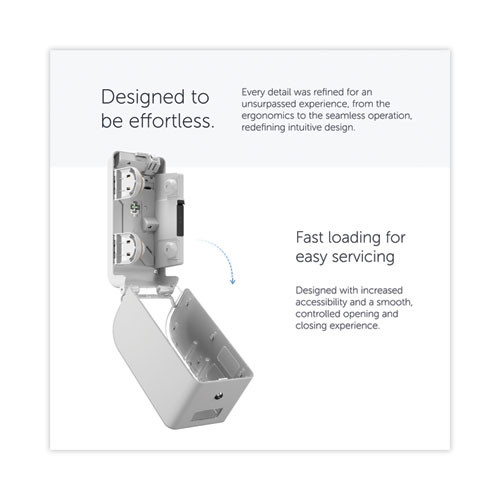 ICON Coreless Standard Roll Toilet Paper Dispenser, 7.18 x 13.37 x 7.06, Black Mosaic
