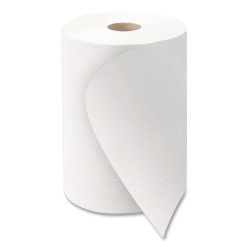 10 Inch Roll Towels, 1-Ply, 10" x 800 ft, White, 6 Rolls/Carton