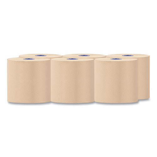 Perform Hardwound Roll Towels for Tandem Dispensers, 1-Ply, 7.5" x 775 ft, Natural, 6/Carton