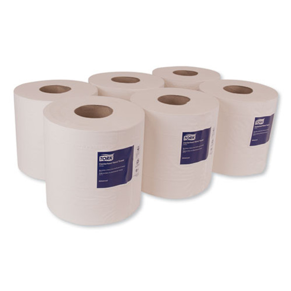 Centerfeed Hand Towel, 2-Ply, 7.6 x 11.8, White, 600/Roll, 6 Rolls/Carton