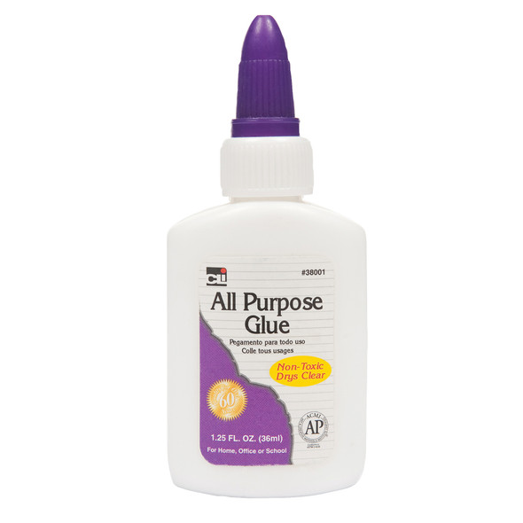 All Purpose Glue, 1.25 oz, 24 Bottles