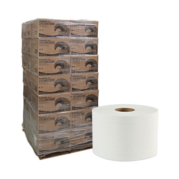 Boardwalk Green Xtra Controlled Bath Tissue, Septic Safe, 2-Ply, White, 1,000/Roll, 36 Rolls Carton, 48 Cartons/Pallet