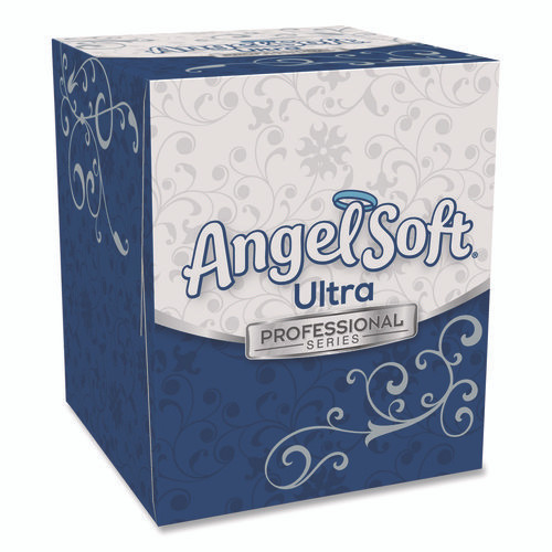 ps Ultra Facial Tissue, 2-Ply, White, 96 Sheets/Box, 10 Boxes/Carton