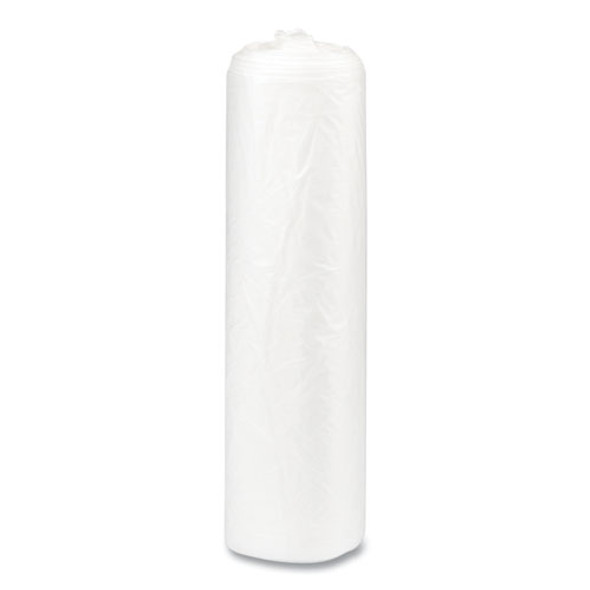 High-Density Commercial Can Liners, 16 gal, 6 mic, 24" x 33", Natural, Interleaved Roll, 50 Bags/Roll, 20 Rolls/Carton