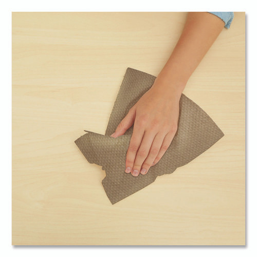 HyTech Seas Hardwound Roll Towel Kraft, 1-Ply, 7.9" x 700 ft, Brown, 6/Carton