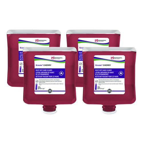 Kresto Cherry Heavy Duty Hand Cleaner Manual Cartridge Refill, Cherry Scent, 2 L, 4/Carton
