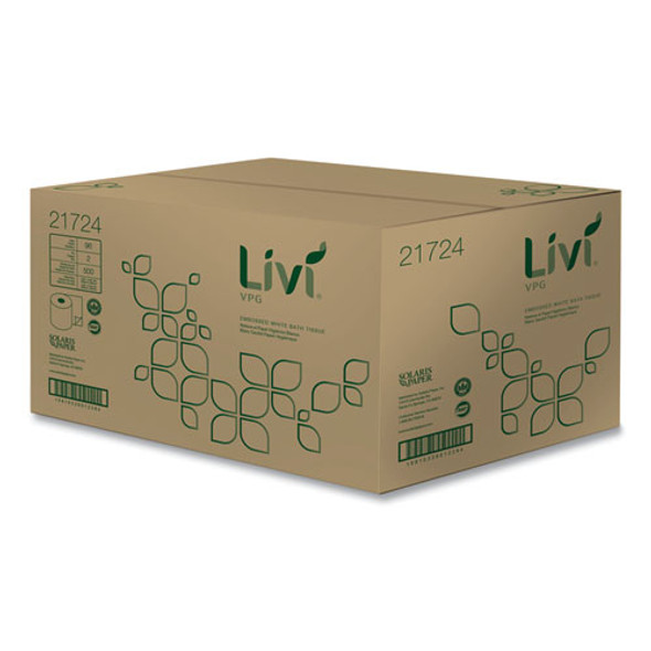 Bath Tissue, 2-Ply, White, 500 Sheets, 96 Rolls/Carton Bath Tissue, 2-Ply, White, 500 Sheets, 96 Rolls/Carton