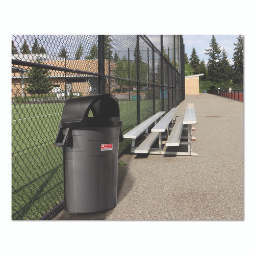 Dome Top Lid, 25" Diameter, Black,