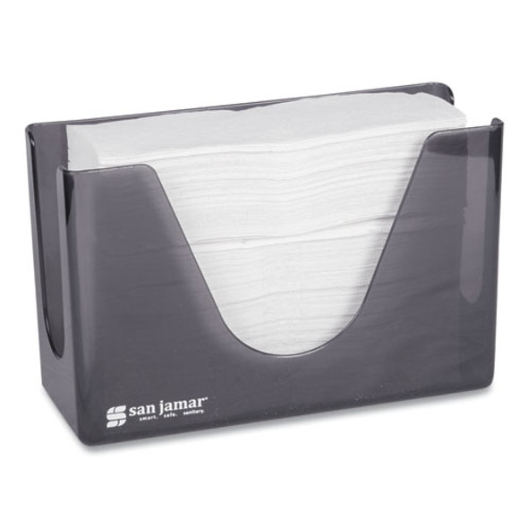 Countertop Folded Towel Dispenser, 11 x 4.38 x 7, Black Pearl